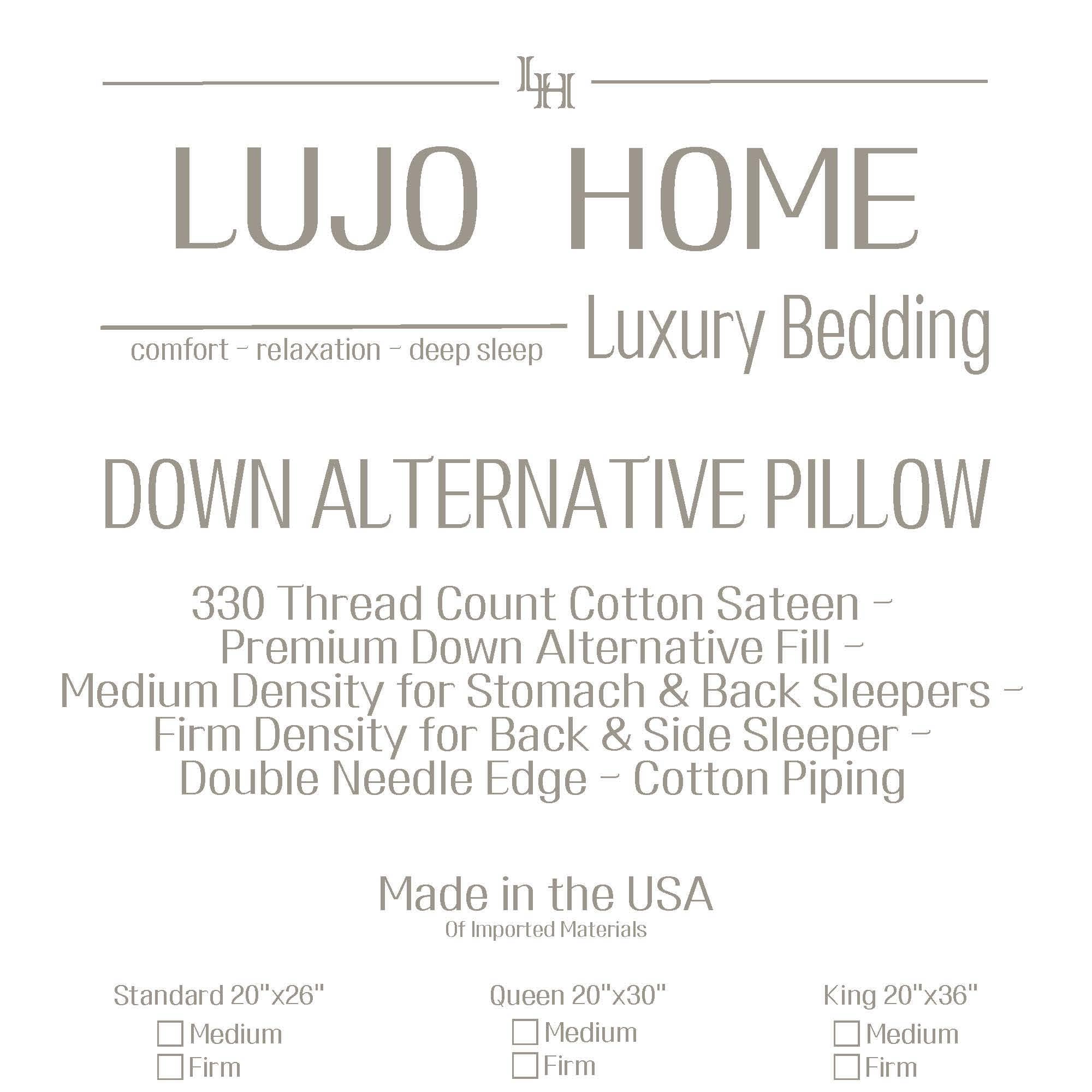 Luxury Down Alternative Pillow – Medium Density