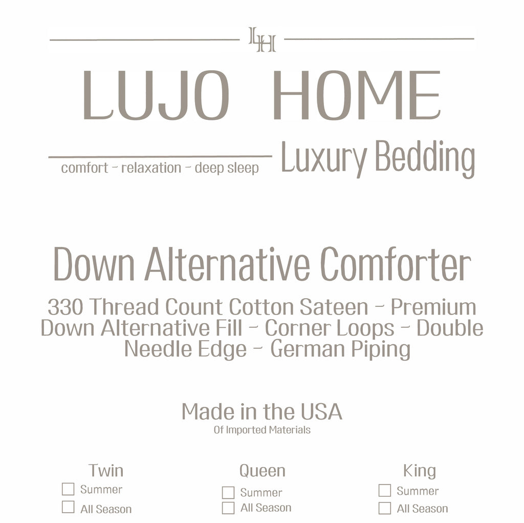 Down Alternative Comforter – All-Season Weight - Breathable