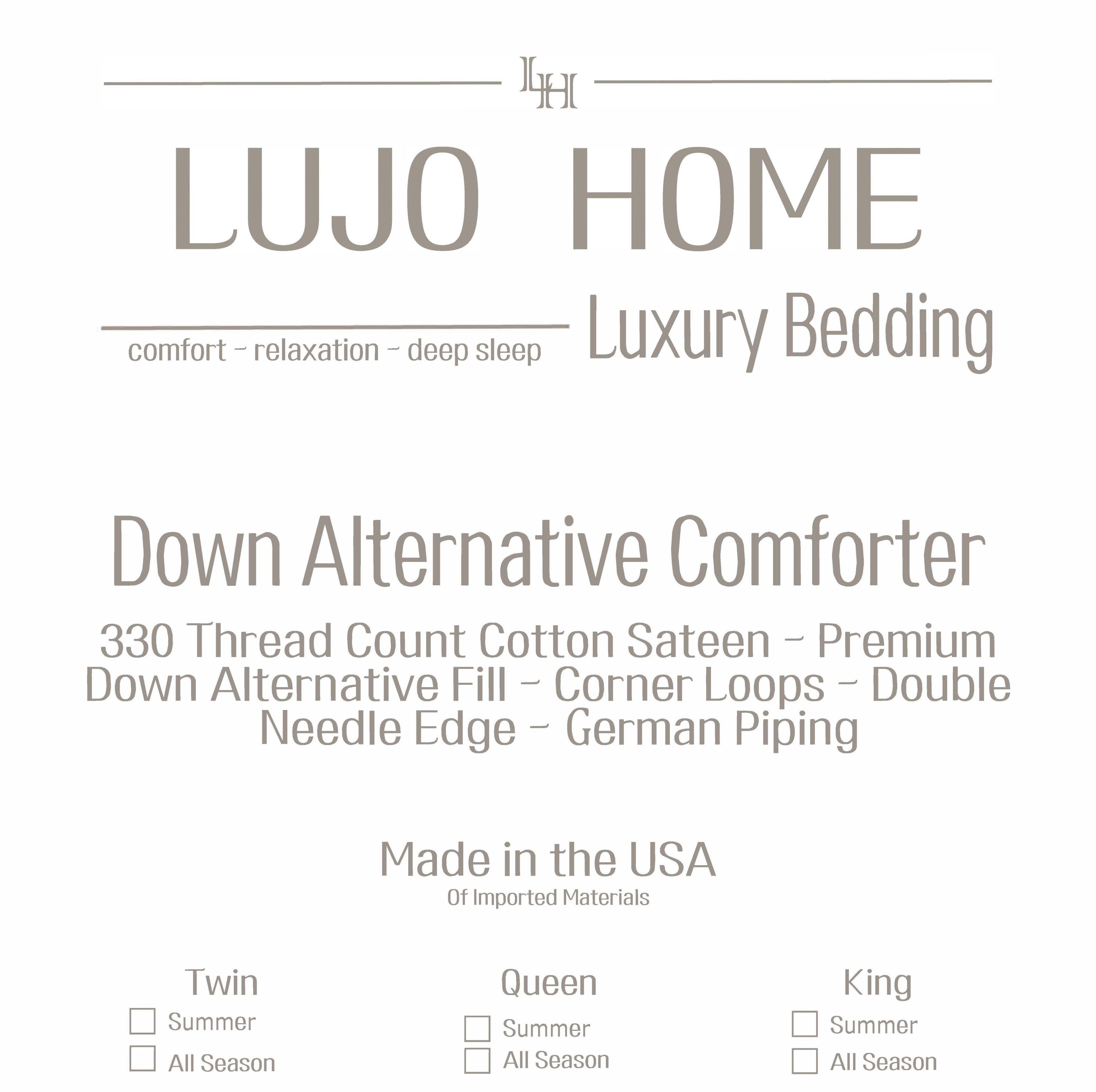 Down Alternative Comforter – All-Season Weight - Breathable