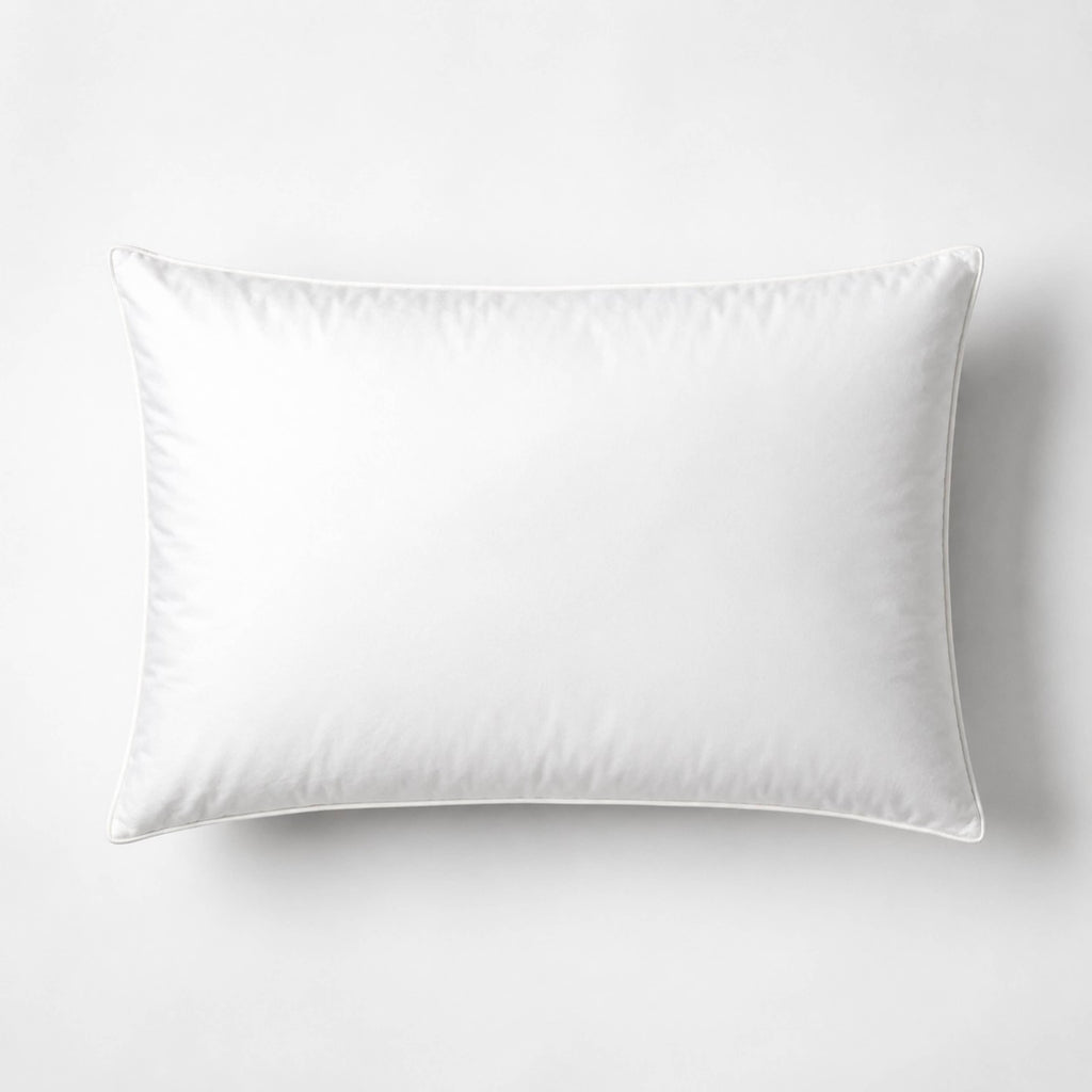 Luxury Goose Down Pillow – Medium Density – Supportive