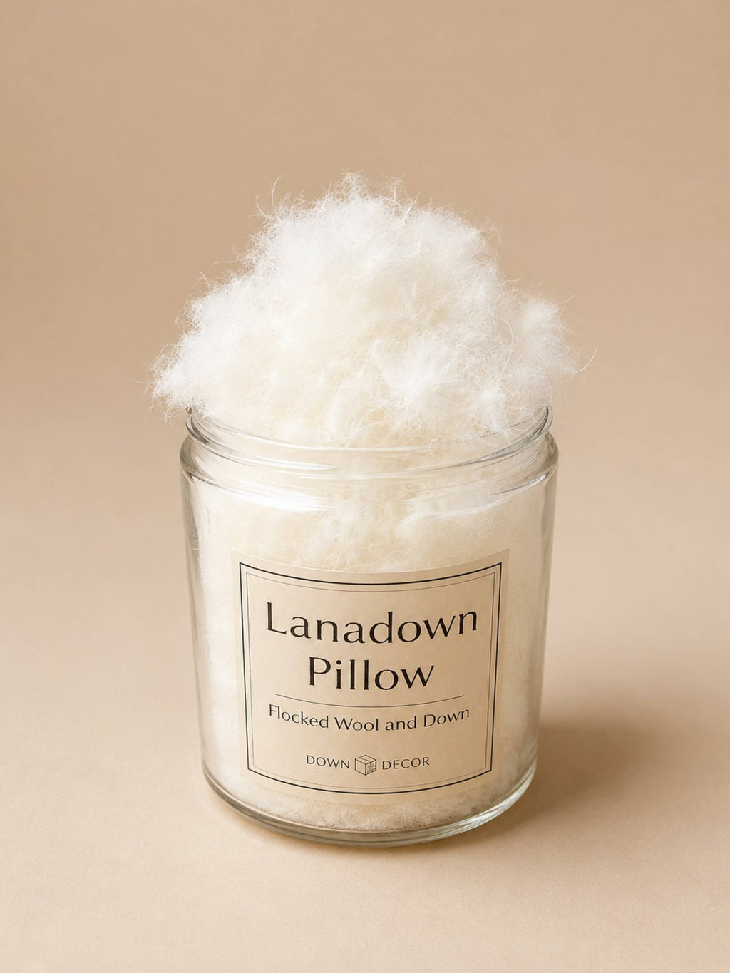 Luxury Wool Down Pillow – Temperature Regulating
